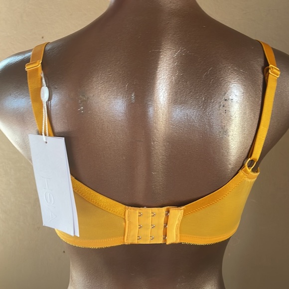 HSIA Rich Yellow Lacy Bra - Picture 3 of 11